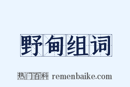 野甸组词是什么意思的图片